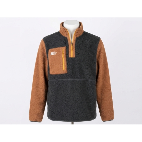 THE NORTH FACE Tops - NEW THE NORTH FACE yumiori quarter zip jacket in asphalt grey burnt umber summit